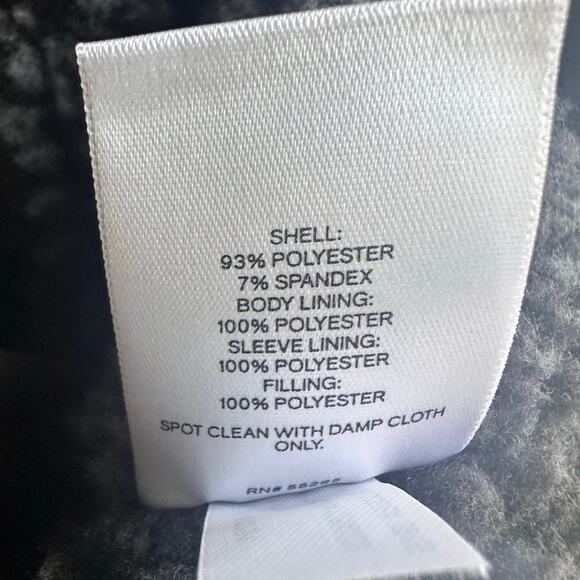 Express Faux Suede Sherpa-Lined Trucker Chore Jacket Charcoal Gray NWT - Picture 8 of 8